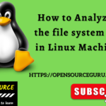 How to find the file system size in Linux using df command.
