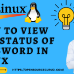 How to view the status of password in Linux
